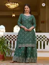 KF 3202 Kalaai Chinon Embroidery Kurti With Bottom Dupatta Wholesale Price In Surat